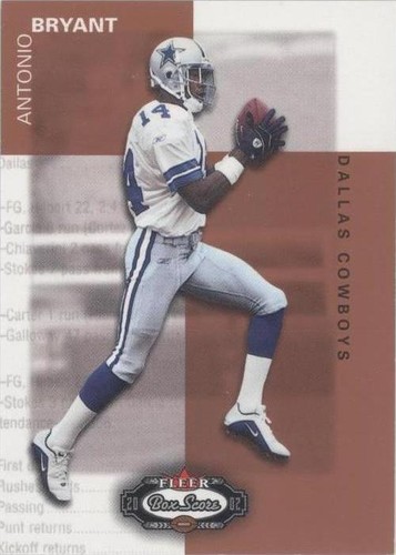 2002 Fleer Box Score Antonio Bryant #155