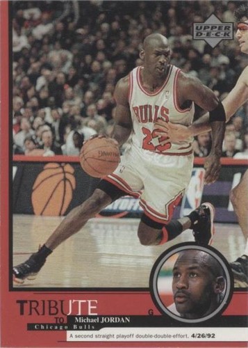 1998/99 UPPER DECK TRIBUTE TO JORDAN NBA BASKETBALL LUNCH