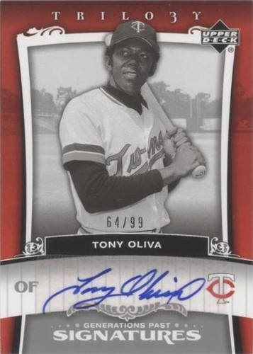 2005 Upper Deck Trilogy - Tony Oliva #PA-TO