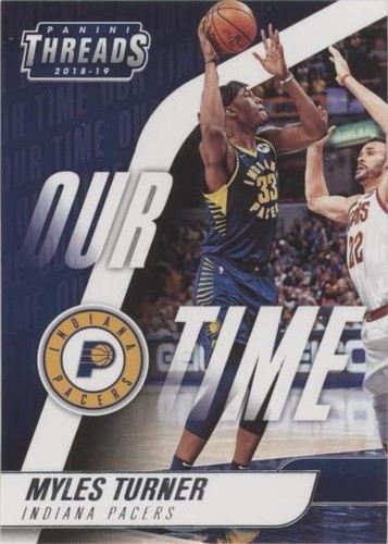 2018-19 Panini Threads - Myles Turner #7