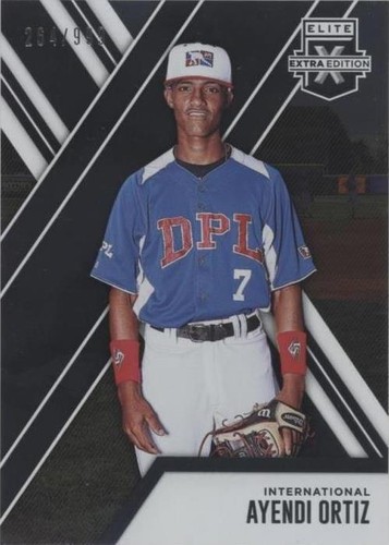 2017 Panini Elite Extra Edition - Ayendi Ortiz #159