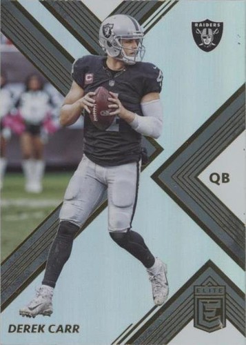 NIKE Elite RAIDERS DEREK CARR BLACK FOOTBALL JERSEY On field