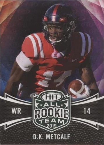 2019 Sage Hit Premier Draft DK Metcalf #132