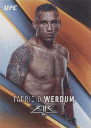 2017 Topps UFC Fire - Fabricio Werdum #8