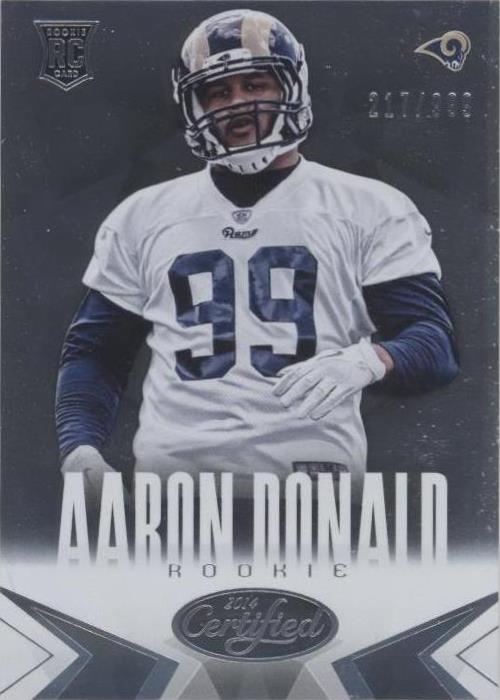 Aaron Donald #101 2014 certificado Panini