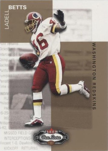 2002 Fleer Box Score Ladell Betts #126