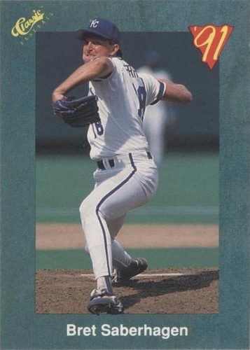 1991 Classic Update Green Travel Edition - Bret Saberhagen #T80