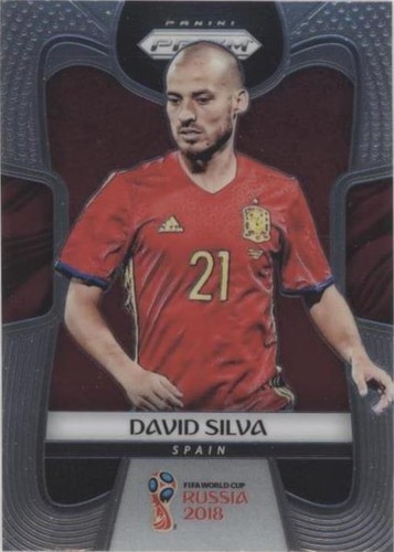 2018 Panini Prizm World Cup David Silva #201