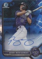 2022 Bowman Sapphire Edition - Benny Montgomery #BSPA-BMY