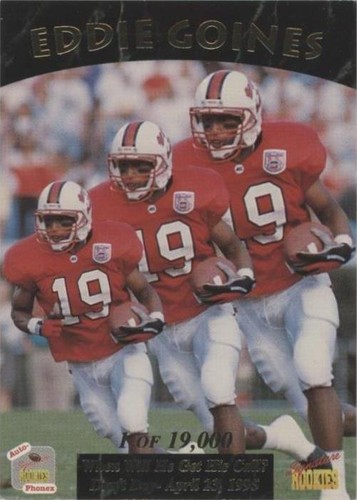 1995 Signature Rookies Auto-Phonex Eddie Goines #25