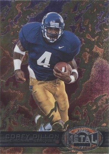 1997 Skybox Metal Universe Corey Dillon #197