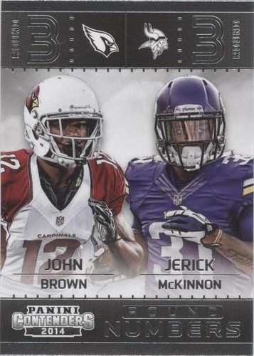 2014 Panini Contenders Jerick McKinnon John Brown #13