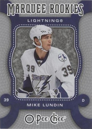2007-08 O-Pee-Chee - Mike Lundin #595