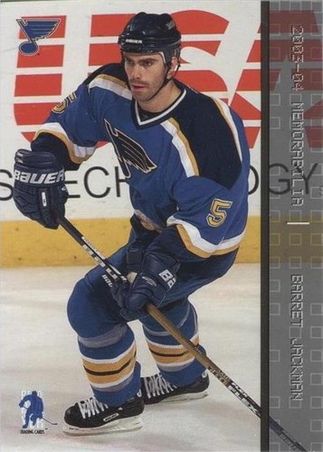 2003-04 In the Game Be A Player Memorabilia - Barret Jackman #11
