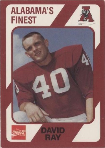 1989 Collegiate Collection Alabama Crimson Tide David Ray #33