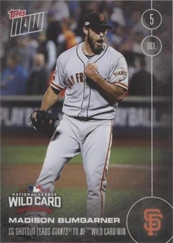 2016 Topps Now - Madison Bumgarner #543-A