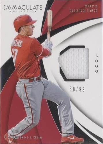 2018 Panini Immaculate Collection - Rhys Hoskins #IS-RH