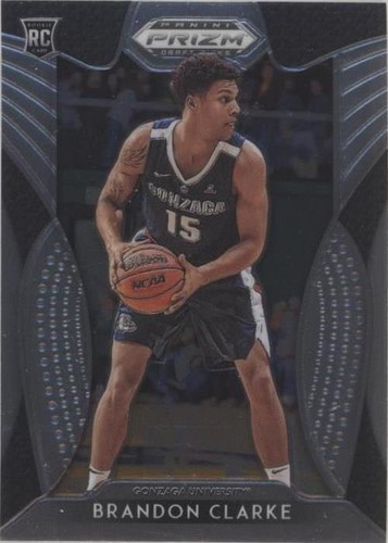 2019-20 Panini Prizm Draft Picks Brandon Clarke Rookie RC
