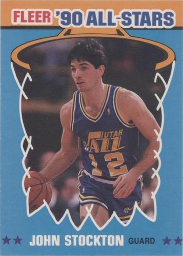 1990-91 Fleer - John Stockton #9