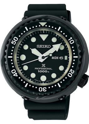 Seiko Prospex Marine Master Professional SBBN047 Men's Quartz Black Silicone New