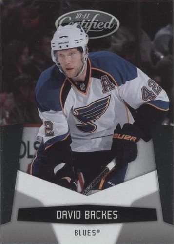 2010-11 Certified - David Backes #126