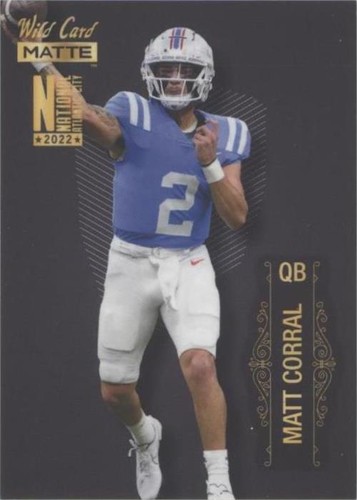 2022 Wild Card MATTE National Convention Matt Corral #MBN-17