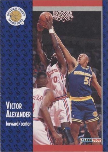 1991-92 Fleer - Victor Alexander #284