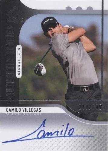 2012 SP Authentic - Camilo Villegas #115