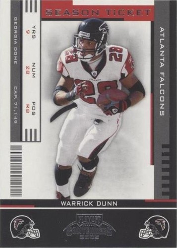2005 Playoff Contenders Warrick Dunn #6
