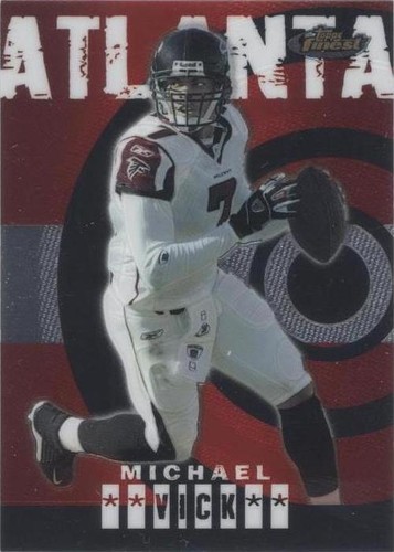 2004 Topps Finest Michael Vick #25