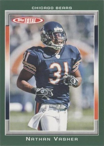 2006 Topps Total Nathan Vasher #50