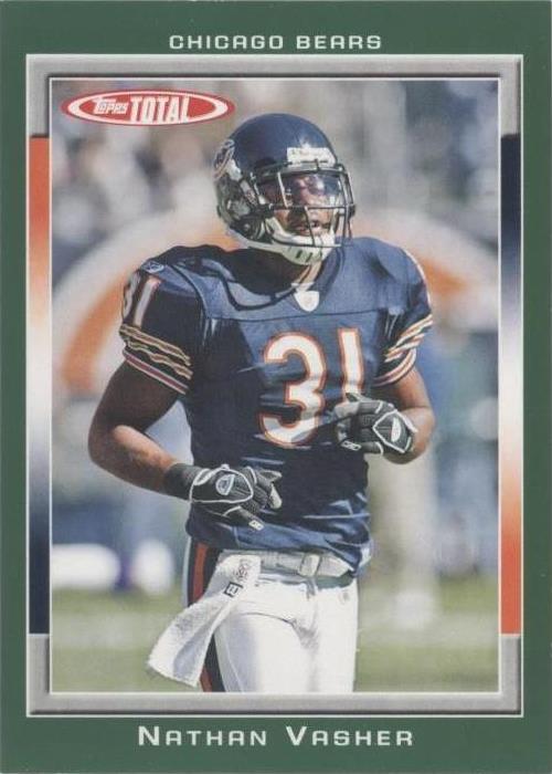 2006 Topps Total Nathan Vasher #50