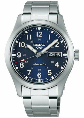 Pre-owned Seiko 5 Sports Field Sports Style Sbsa113 Men's Watch L Automatic Blue Day Date