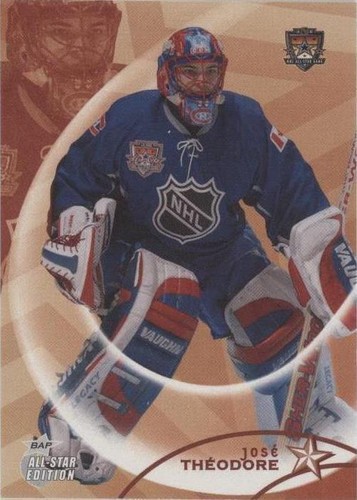 2002-03 In the Game Be A Player All-Star Edition - Jose Theodore #91