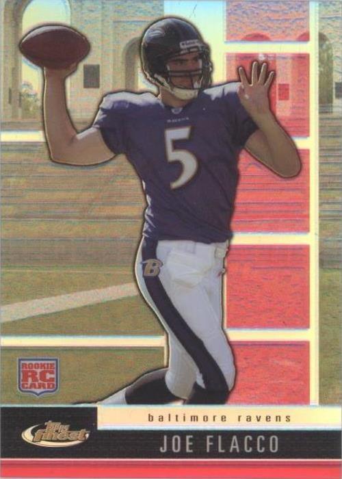 2008 Topps Finest Joe Flacco #105