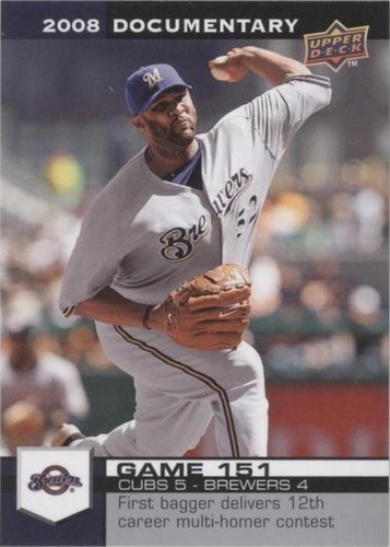 2008 Upper Deck Documentary - C.C. Sabathia #4488
