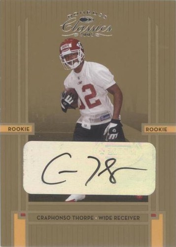 2005 Donruss Classics Craphonso Thorpe #240