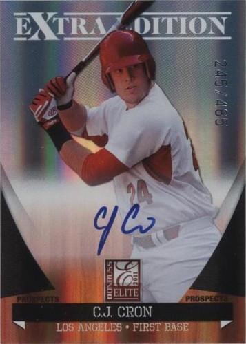 2011 Donruss Elite Extra Edition - C.J. Cron #P-5