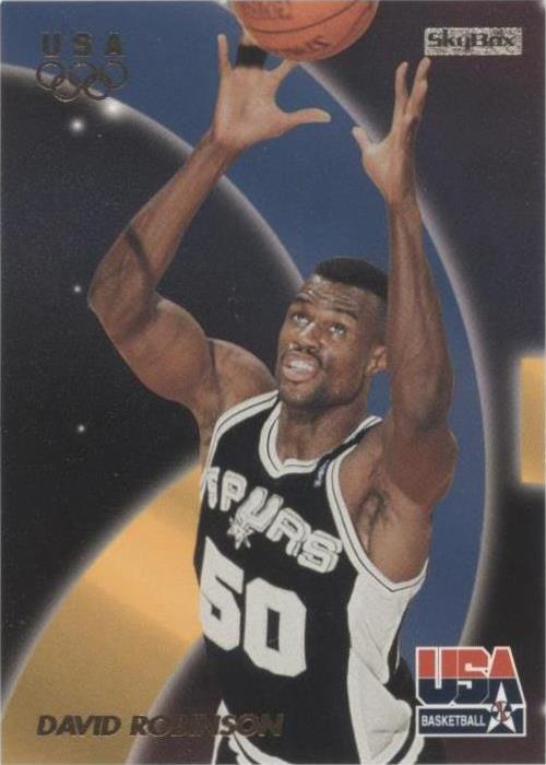 1996 Skybox USA Basketball - David Robinson #8