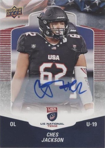 2018 Upper Deck USA Football Ches Jackson #56