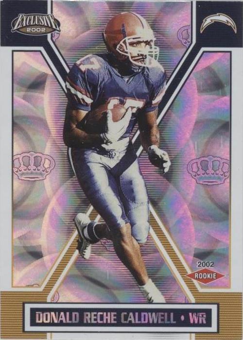 2002 Pacific Exclusive Reche Caldwell #148
