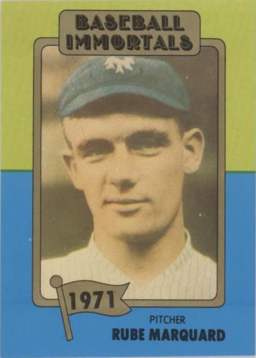 1980-84 SSPC Baseball Immortals 1st Printing - Rube Marquard #124