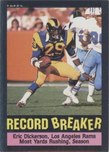 1985 Topps Eric Dickerson #2