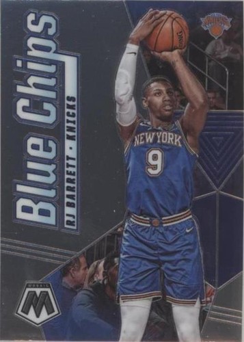 R. J. RJ Barrett PSA 9 2019-20 Mosaic Green Prizm Rookie RC