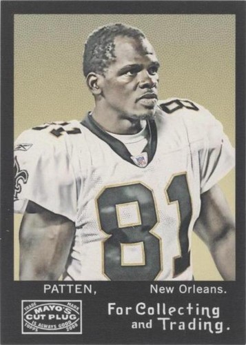 2008 Topps Mayo David Patten #89