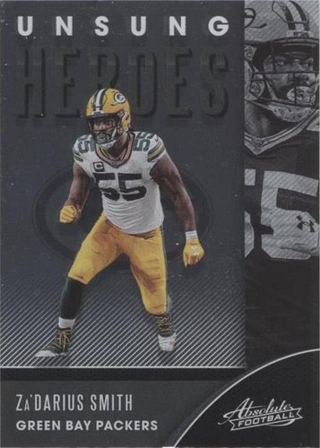 2020 Panini Absolute Za'Darius Smith #UH-ZS