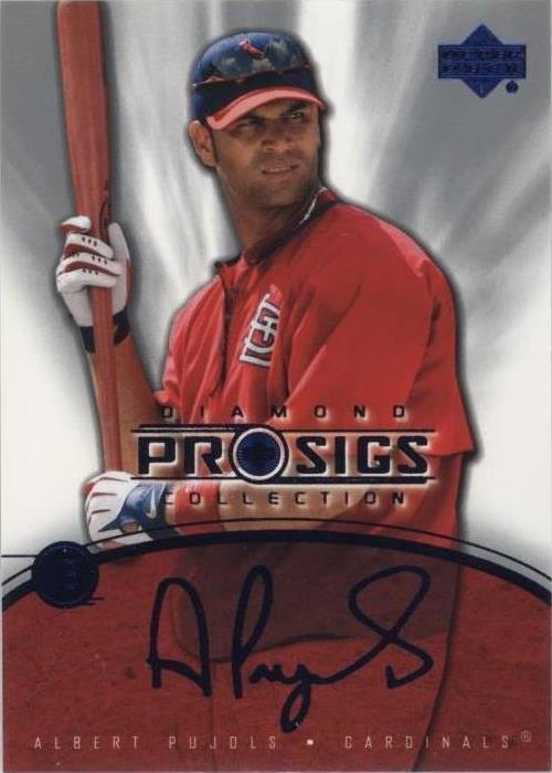 2004 Upper Deck Diamond Collection Pro Sigs - Albert Pujols #18