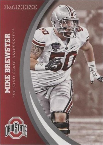2015 Panini Ohio State Buckeyes Mike Brewster #38