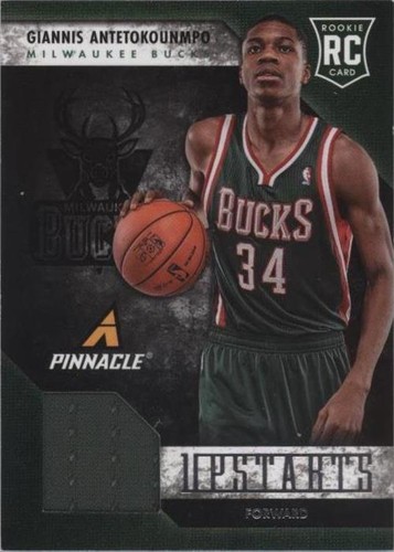 2013 Panini Pinnacle Giannis Antetokounmpo Rookie PSA 8 NM