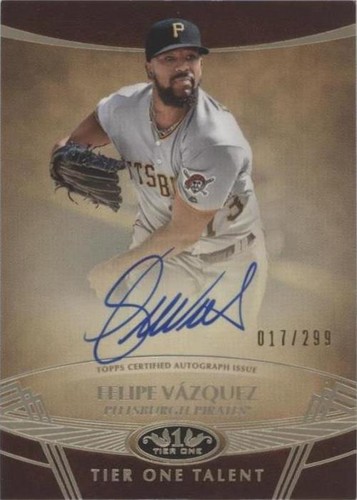 2019 Topps Tier One - Felipe Vazquez #TTA-FV